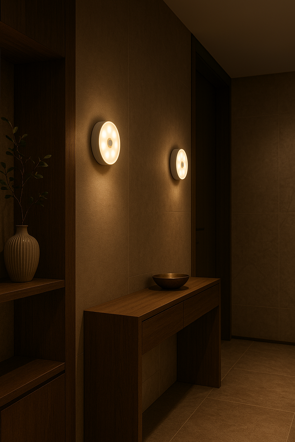 Magnetic Motion Wall Lights